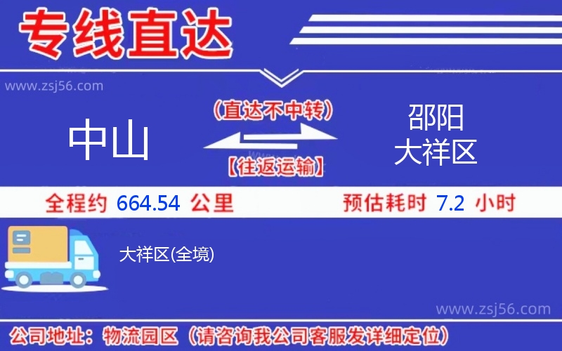 中山到邵陽(yáng)大祥區(qū)物流公司 中山到邵陽(yáng)大祥區(qū)物流公司